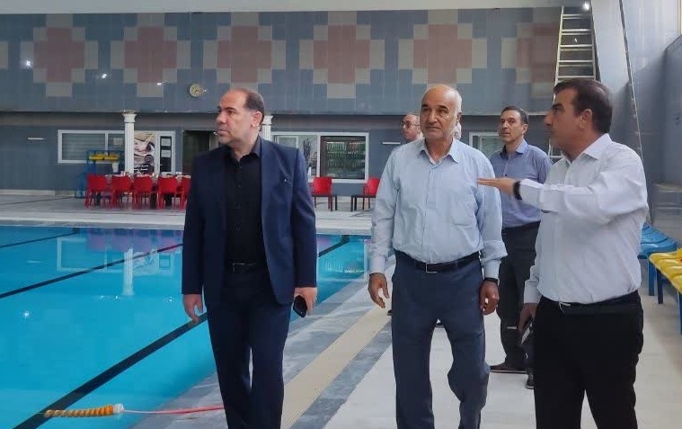 بازگشایی مجدد استخر پردیس شهر دانشگاه ارومیه پس حملات وحشیانه رژیم صهیونی آمریکای جنایتکار